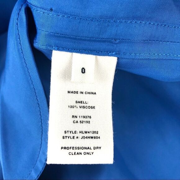 NEW Helmut Lang Cerulean Blue Sleeveless Elasticated Viscose Dress Size 0 - Picture 6 of 7